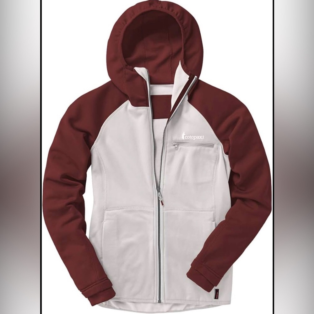 Cotopaxi Women’s Red Full Zip Sambaya Stretch Fleece Sweatshirt Small‎ outdoors